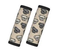American Bulldog Head Print Travel Essentials Maniglia Wrap Grips 2 confezioni facile identificazione valigie