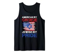 American By Choice Jewish By Pride, Design con Scritta Canotta