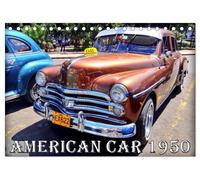 AMERICAN CAR 1950 (Tischkalender 2026 DIN A5 quer), CALVENDO Monatskalender: Führende Automarken der USA Jahrgang 1950