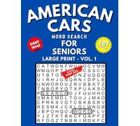 American Cars Word Search: Large Print Easy Puzzles for Seniors