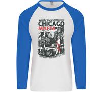 American Chicago Mafia Uomo L/S Baseball T-Shirt