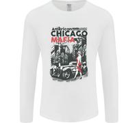 American Chicago Mafia Uomo Maniche