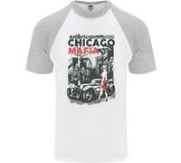 American Chicago Mafia Uomo S/S Baseball T-Shirt