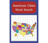 American Cities Word Search.: Word Find Puzzle for Seniors, Adults, and Teens.