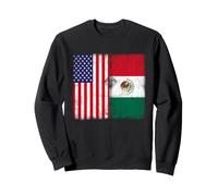 American Citizen Mexican Root Illustration Graphic Designs Felpa