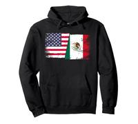 American Citizen Mexican Root Illustration Graphic Designs Felpa con Cappuccio