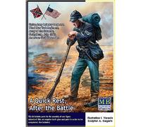 American Civile Guerra Serie A Rapido Rest, After The Battlemaquette Personaggio