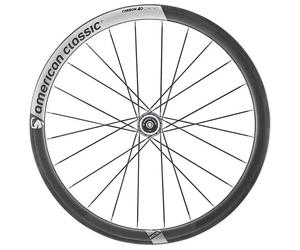 American Classic Set Di Ruote Da Strada Carbon 40 Black / Grey