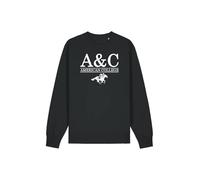 AMERICAN COLLEGE USA, Set di 2 Pezzi, Uomo, Donna, Felpa e Pantaloni, Sweat Shirt, Pant, Felpa, Maglione, Pantaloni, Sportivi, Lotto di 2, Unisex, Modello ACS25SET5 BLACK XL