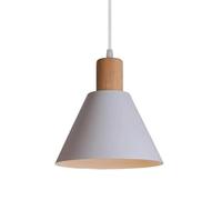 American Country Style Chandelier, E27 Base Ceiling Lighting Fixtures, Creative Personality Iron Art Pendant Lamp Lampshade, Kitchen, Barber Shop, Corridor Decoration Hanging Light(White)