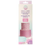 American Crafts, Food Crafting- Stencil Liner a forma di gelo (Wild) 2 stencil Liner in Wild Patterns Stencil Liner Tool Liner Stencil Stencil Liner Stencil
