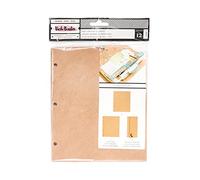 American Crafts Vicki Boutin Mixed Media Junque Gazzetta ricariche Kraft 3 configurazioni, Carta, Multicolore, 20.32 x 16.51 x 0.08 cm