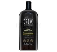 American Crew 3 in 1 Zenzero + Tè 1000 ml - Bagnoschiuma capelli