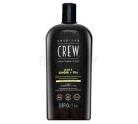 American Crew 3 in 1 Zenzero + Tè 1000 ml - Shampoo Balsamo e Gel Doccia