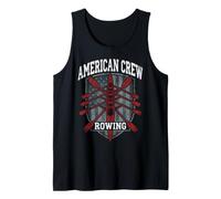 American Crew Canottaggio Vintage Distressed Shield Canotta