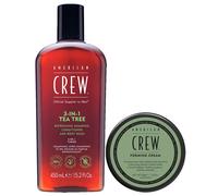 American Crew Crema Classic + Set Tea Tree 3 in 1 (Crema modellante 50 ml + 3 in 1 450 ml)