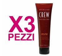 AMERICAN CREW Kit Light Hold Styling Gel 250ml 3 Pezzi