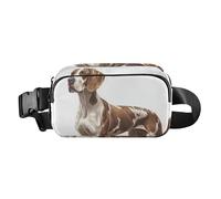 American Curl Cats Bianco Bellezza Alla Moda Crossbody Bag Marsupio per Donne Uomini Impermeabile Sling Bag Viaggio Essenziale, Beauty Great Dane Dogs Bianco, 1 size
