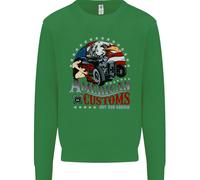 American Customs Hot Rod Garage USA Bambini Felpa Maglione