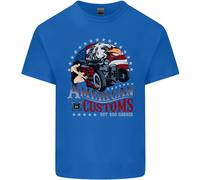 American Customs Hot Rod Garage USA Uomo Cotone T-Shirt Tee Top