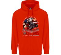 American Customs Hot Rod Garage USA Uomo Felpa
