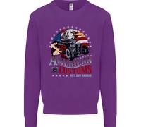 American Customs Hot Rod Garage USA Uomo Sweatshirt Jumper
