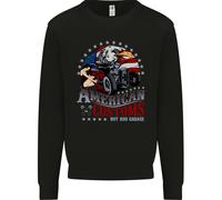 American Customs Hot Rod Garage USA Uomo Sweatshirt Jumper