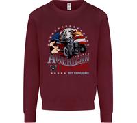 American Customs Hot Rod Garage USA Uomo Sweatshirt Jumper