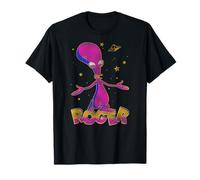 American Dad Outer Space Roger Cartoon Maglietta