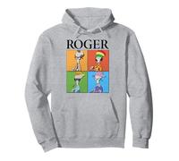 American Dad Roger Disguises Pop Art Cartoon Felpa con Cappuccio