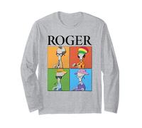 American Dad Roger Disguises Pop Art Cartoon Maglia a Manica