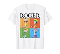 American Dad Roger Disguises Pop Art Cartoon Maglietta