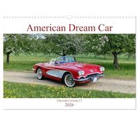 American Deam Car Corvette C1 (Wandkalender 2026 DIN A3 quer), CALVENDO Monatskalender: Die Ikone der amerikanischen Autowelt - Corvette C1