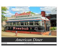 American Diner - es gibt sie noch (Wandkalender 2026 DIN A2 quer), CALVENDO Monatskalender: Einige der schönsten Exemplare klassischer American Diner aus verschiedenen US-Staaten