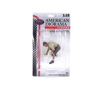 Figura Meccanico Crew Offroad Camel Trophy #2 Per Modelli 1:18 American Diorama
