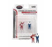 American Diorama Racing Legend AD-76451 - Set di 2 personaggi in metallo pressofuso per modelli in scala 1:43