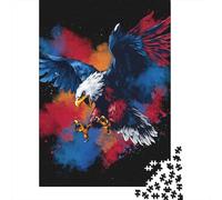 American Eagle Art Print Jigsaw Puzzle Impossible 1000Pcs Decorazione Per La Casa. Giochi Rilassamento E Intelligence Per Adulti E Ragazzi Da 14 Anni 70x50cm/1000pcs