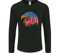 American Eagle Bandiera USA Luglio 4th Uomo Maniche