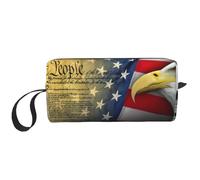 American Eagle - Borsa per il trucco da viaggio, borsa per il trucco, mini borsa cosmetica per uomo e donna