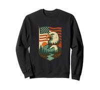 American Eagle USA National Parks design vintage Felpa