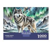 American Eskimo Dog 1000 Pezzi Cartoncino Extra-spesso Puzzle Premium Loyal Dog Anti-stress Gioco in Famiglia Puzzle Per Decorazione Domestica 70x50cm/1000pcs