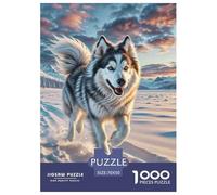 American Eskimo Dog 1000 Pezzi Puzzle Per Adulti E Ragazzi Jigsaw Colorato Classici Educativi Compleanno Natale Travel Gift Qualità Premium 70x50cm/1000pcs