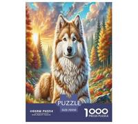 American Eskimo Dog Jigsaw Puzzle Impossibili 1000 Pezzi Decorazione Per La Casa. Giochi Rilassamento E Intelligence Per Adulti E Ragazzi Da 14 Anni 70x50cm/1000pcs