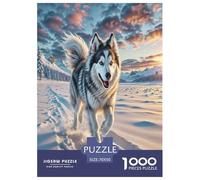 American Eskimo Dog Jigsaw Puzzle Impossible 1000 Pezzi Decorazione Per La Casa. Rilassamento E Intelligence Per Adulti E Bambini Da 12 Anni 70x50cm/1000pcs