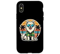 American Eskimo Dog Owner Summer Vibes Vacanze Vacanze Sole Custodia per iPhone X/XS