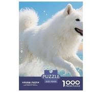 American Eskimo Dog Puzzle 1000 Pezzi Pet Dog - Puzzle Artistico Rilassante, Poster in Omaggio, Confezione Elegante - 70x50cm/1000pcs