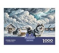 American Eskimo Dog Puzzle Impossible 1000 Pezzi Decorazione Per La Casa. Giochi Rilassamento E Intelligence Per Adulti E Ragazzi Da 14 Anni 70x50cm/1000pcs