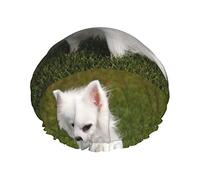 American Eskimo Dog Riutilizzabile Impermeabile Lavabile Regolabile Adatto a donne Tutte le lunghezze di capelli Cuffia da a