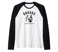 American Eskimo - DOGGOS perché la Gente Succhia Maglia con Maniche Raglan