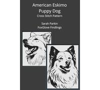 American Eskimo Puppy Dog Cross Stitch Pattern